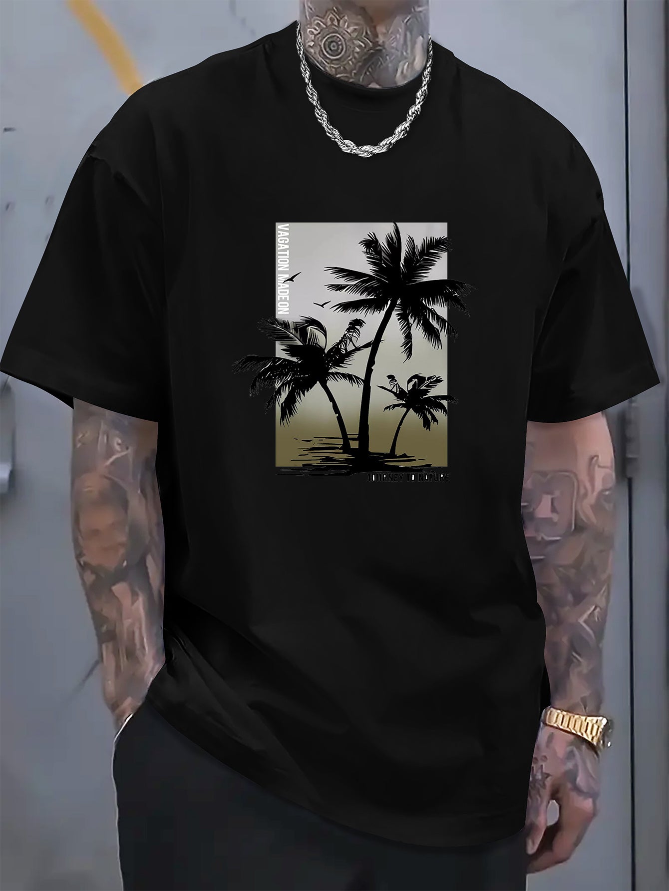 Léger & Cool – T-shirt Homme Été