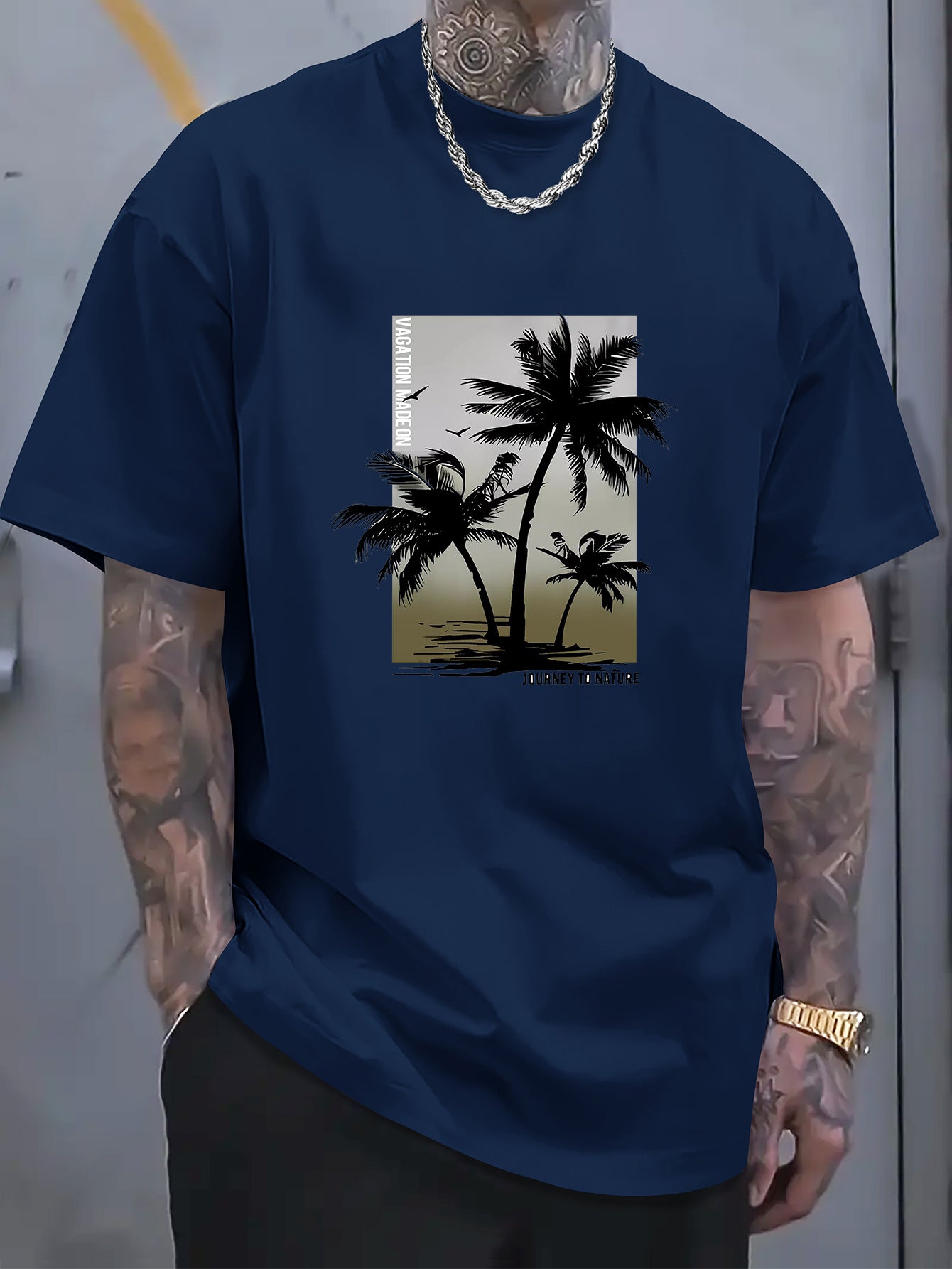 Léger & Cool – T-shirt Homme Été