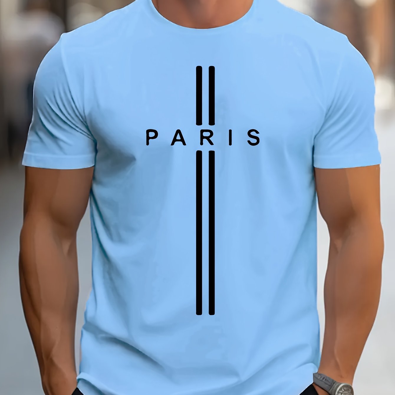T-shirt Homme Paris Print