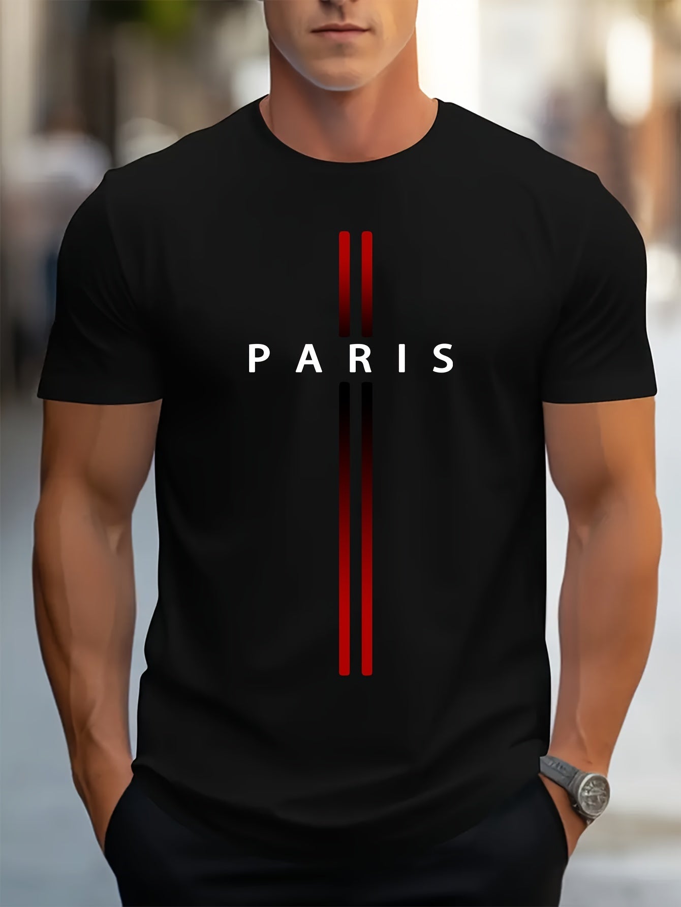 T-shirt Homme Paris Print