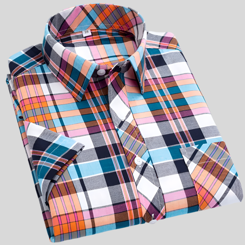 Chemise d'été grande taille en coton doux et frais