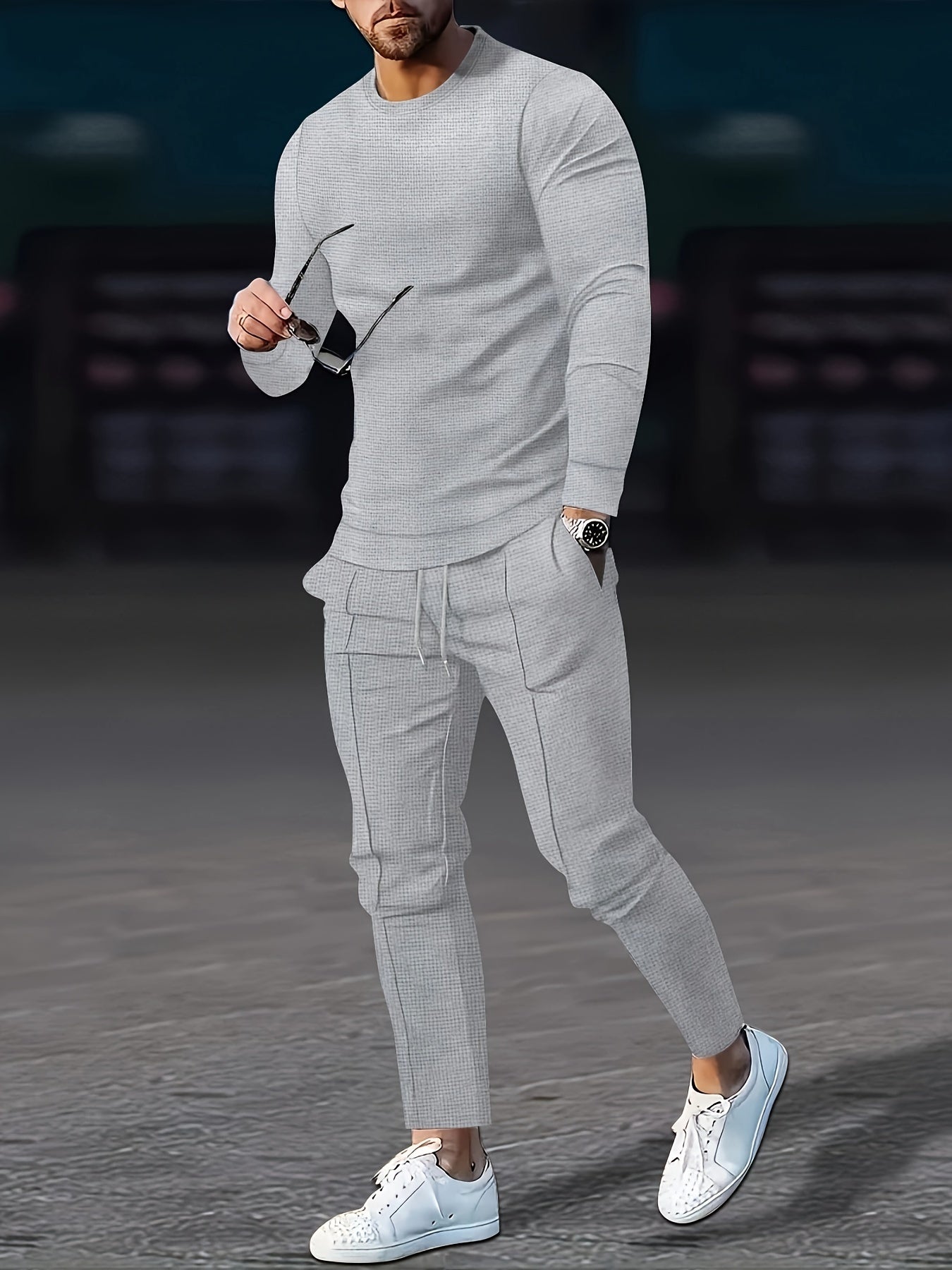 Ensemble Homme 2 Pièces Nid d’Abeill