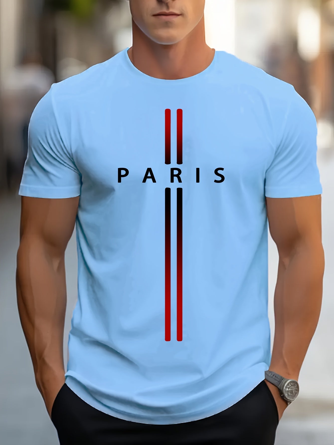 T-shirt Homme Paris Print