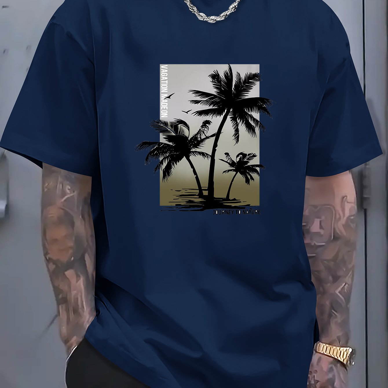 Léger & Cool – T-shirt Homme Été