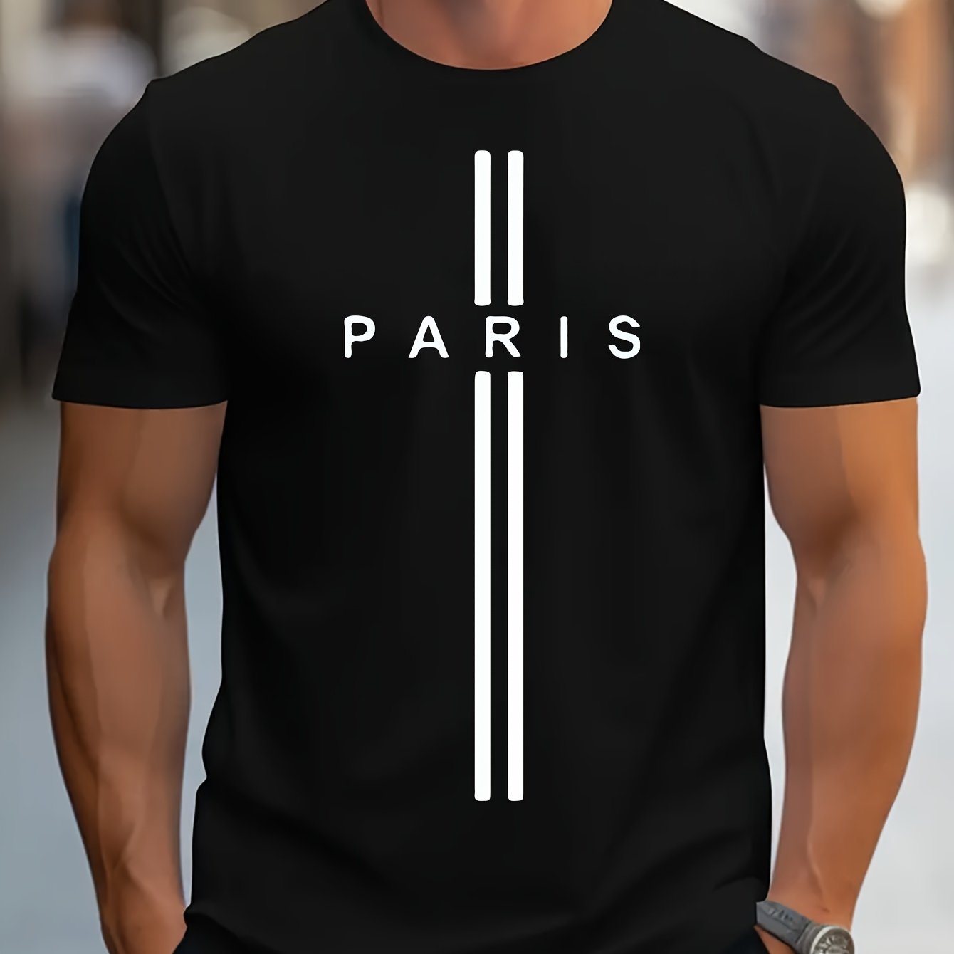 T-shirt Homme Paris Print