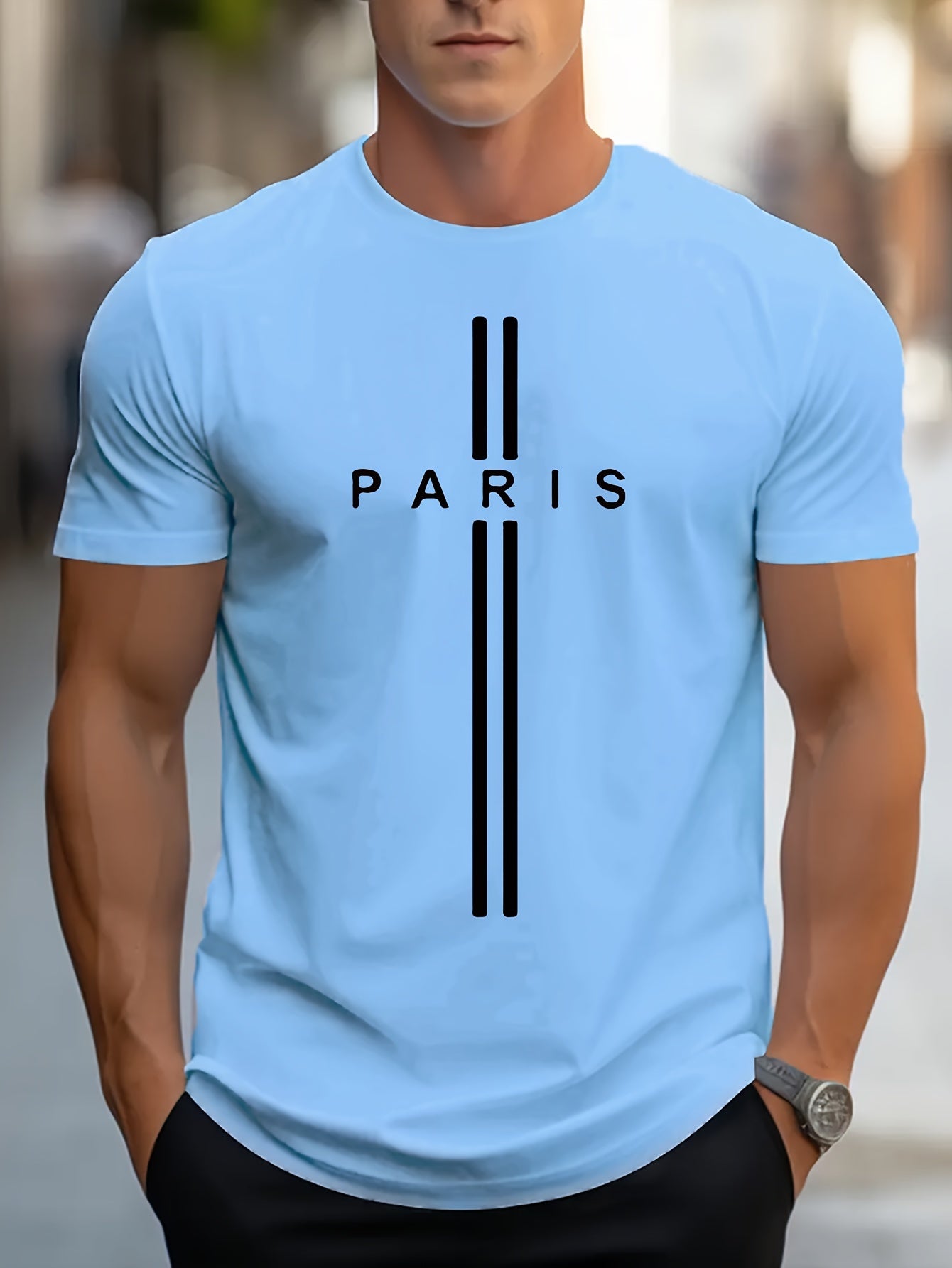 T-shirt Homme Paris Print