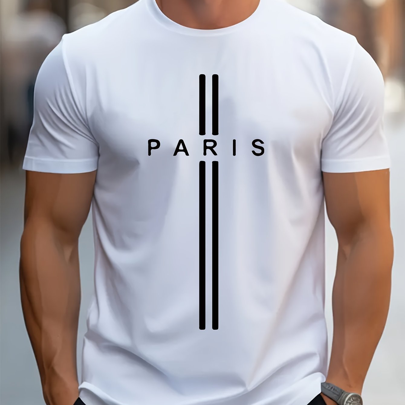 T-shirt Homme Paris Print