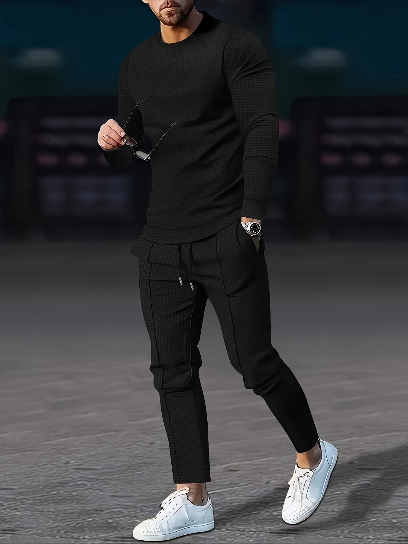 Ensemble Homme 2 Pièces Nid d’Abeill