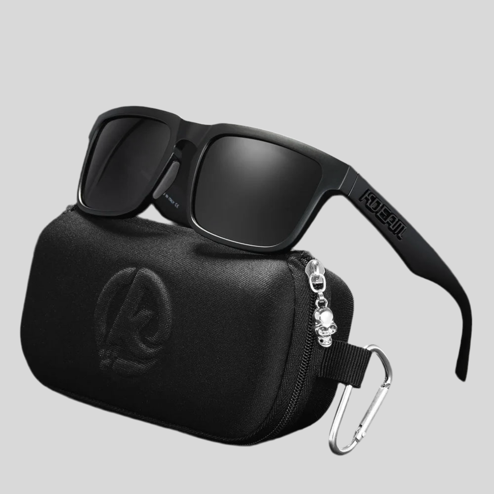 Lunettes de soleil polarisées réfléchissantes sportives KDEAM pour hommes