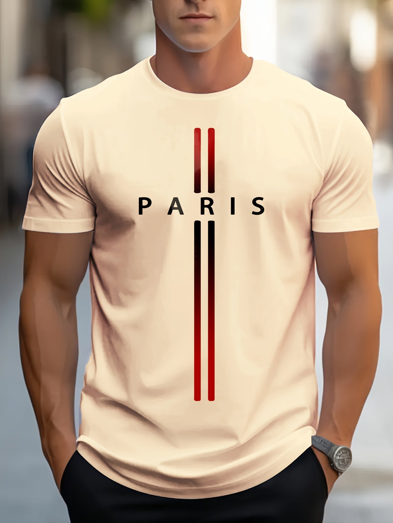 T-shirt Homme Paris Print