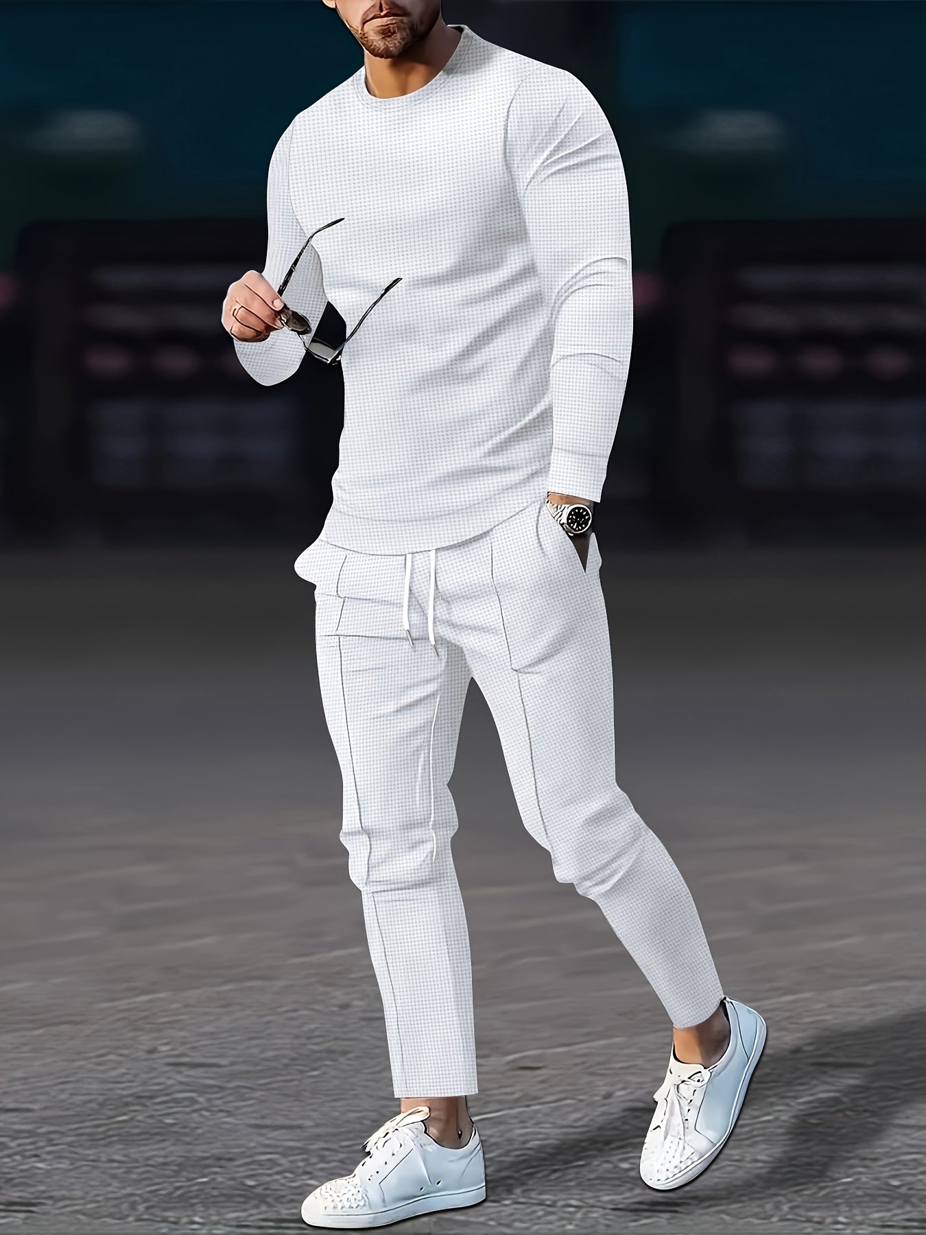 Ensemble Homme 2 Pièces Nid d’Abeill