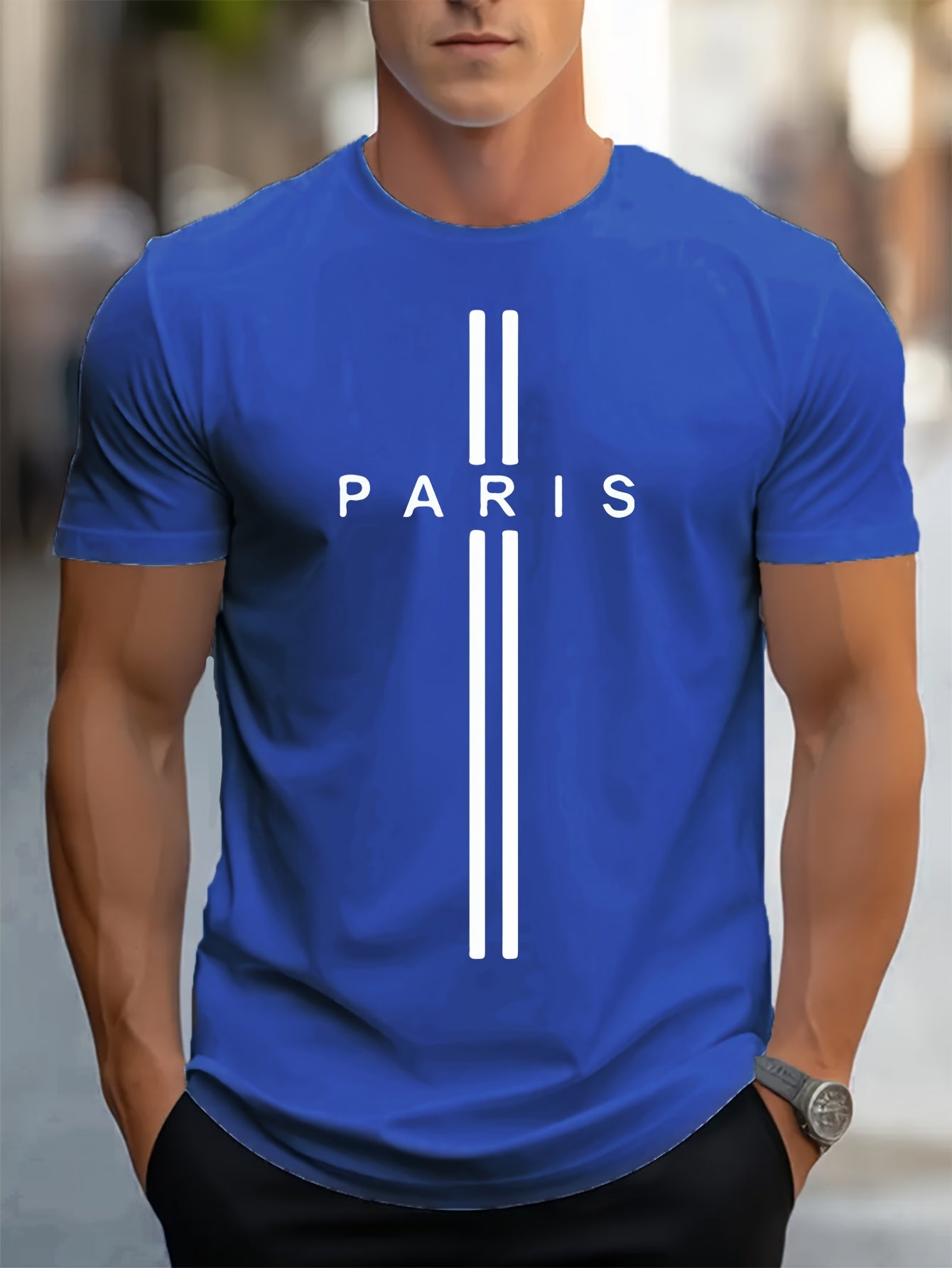 T-shirt Homme Paris Print