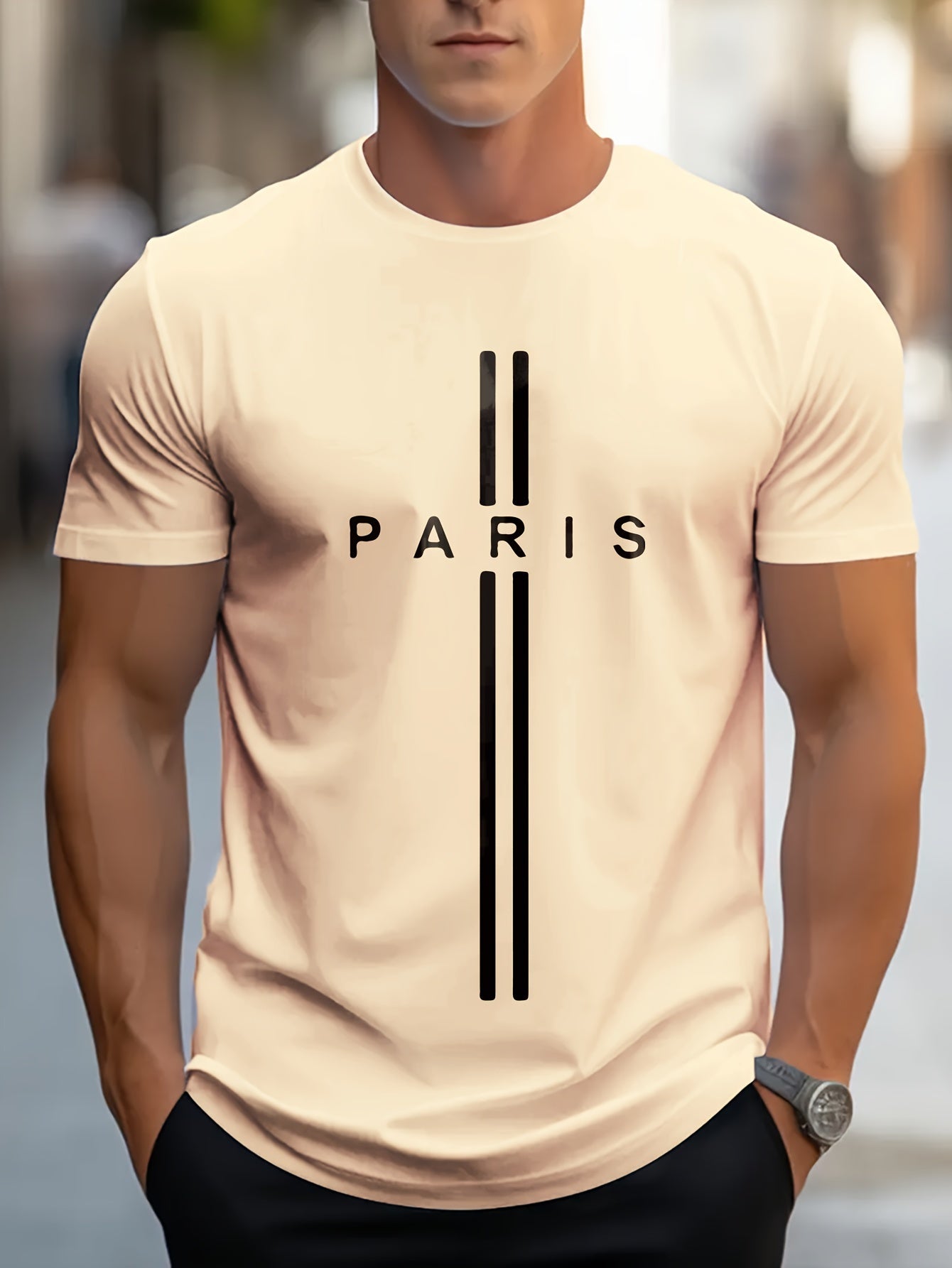 T-shirt Homme Paris Print